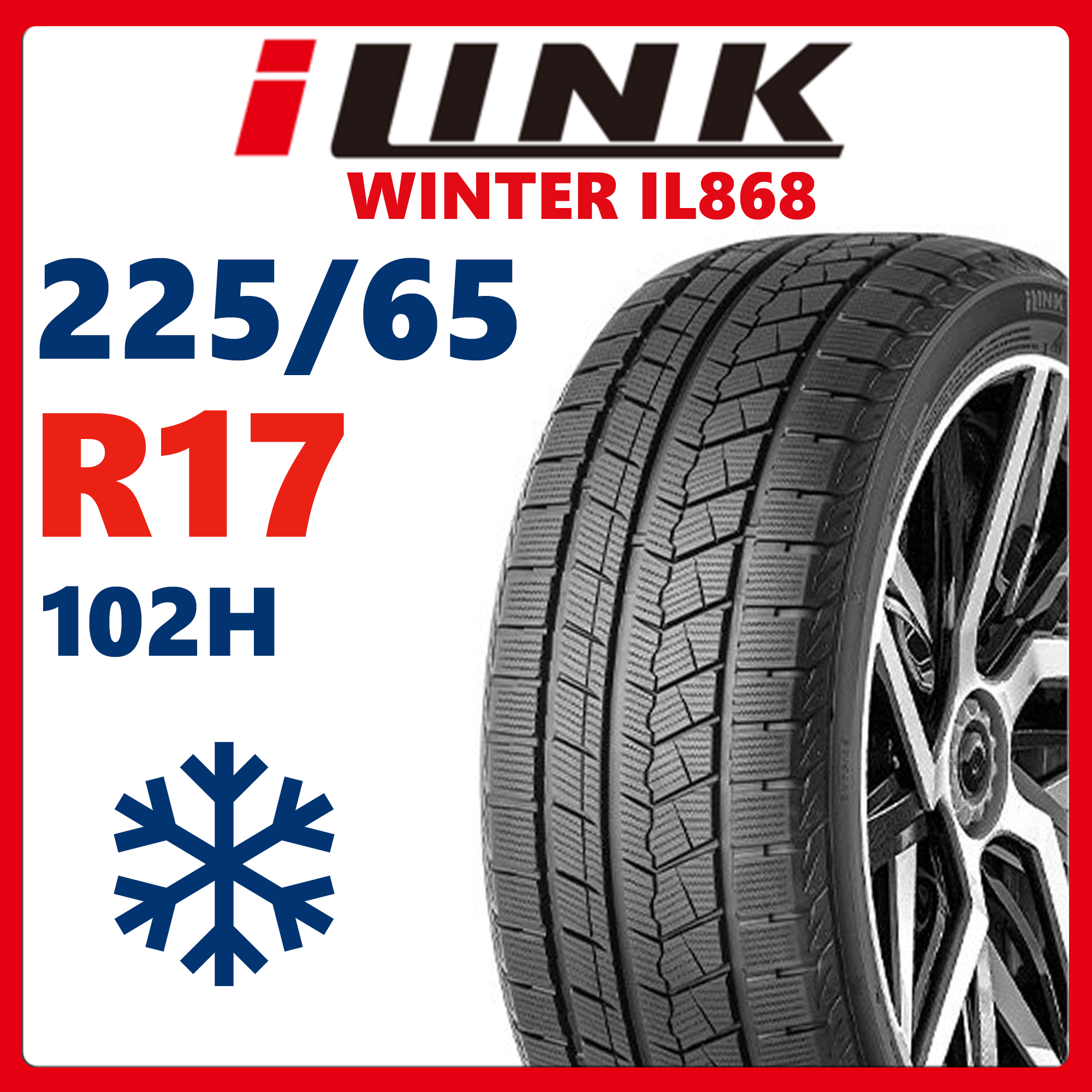 

Шины зимние iLInk WINTER IL868 225/65R17 102H, WINTER IL868