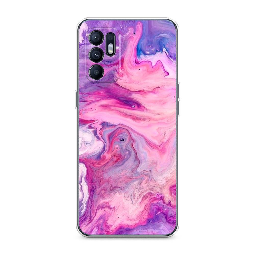 

Чехол для Oppo Reno 6 4G "Нежно-розовая абстракция", Розовый, 257850-3