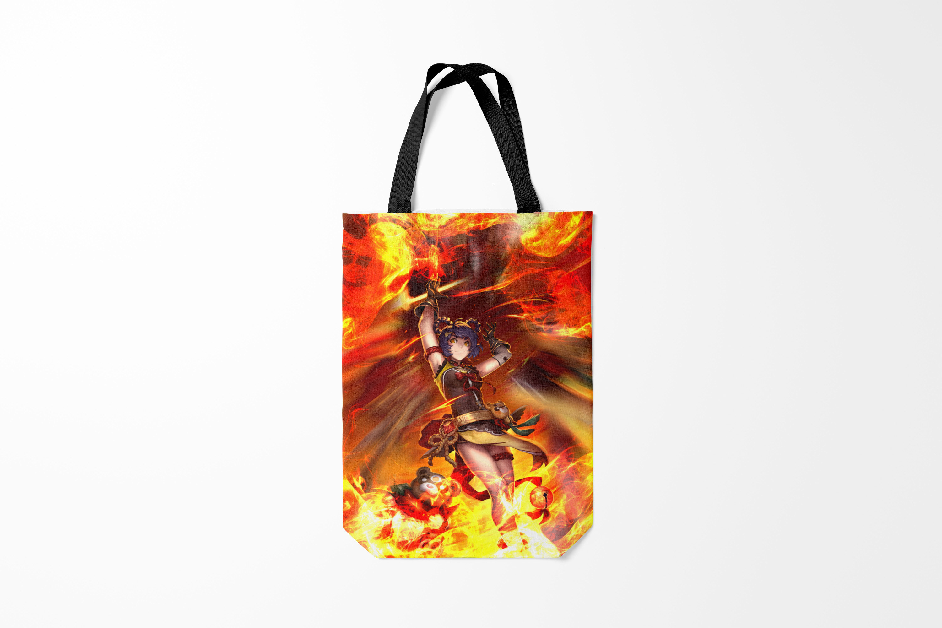 

Сумка шoппер унисекс Burnettie Genshin Impact Сян Лин Z,, Genshin Impact Сян Лин Z