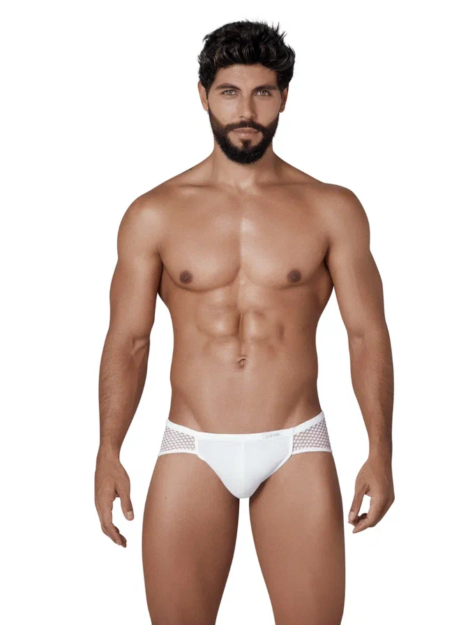 

Мужские трусы джоки Clever URGE JOCKSTRAP 131701 белые, р-р M, Белый, 1317