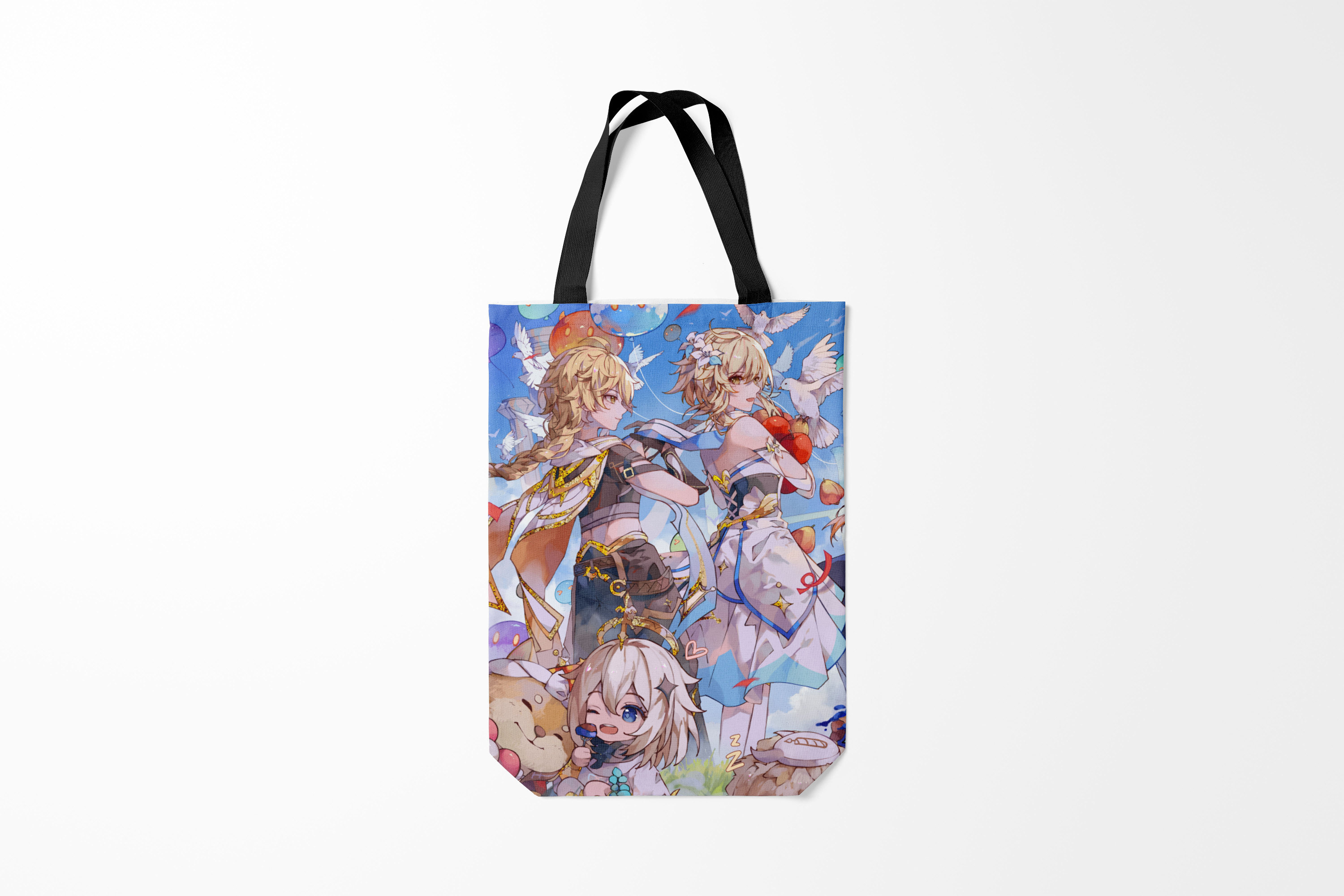 

Сумка шoппер унисекс Burnettie Genshin Impact день рождение,, Genshin Impact день рождение