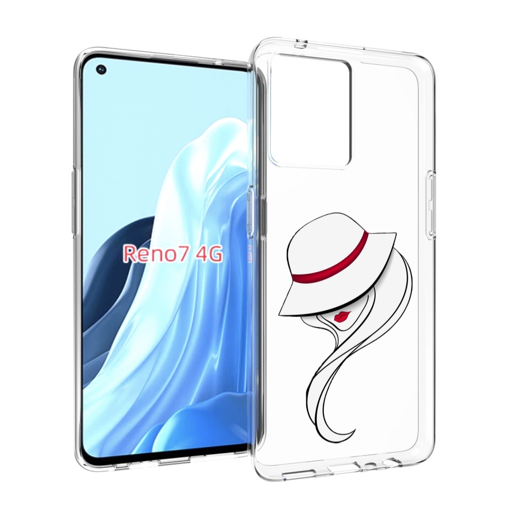 

Чехол MyPads Лого женский для OPPO RENO 7 4G, Прозрачный, Tocco