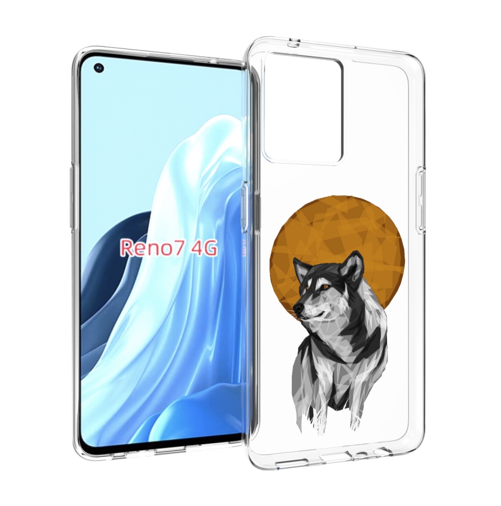 

Чехол MyPads Лунный волк для OPPO RENO 7 4G, Прозрачный, Tocco