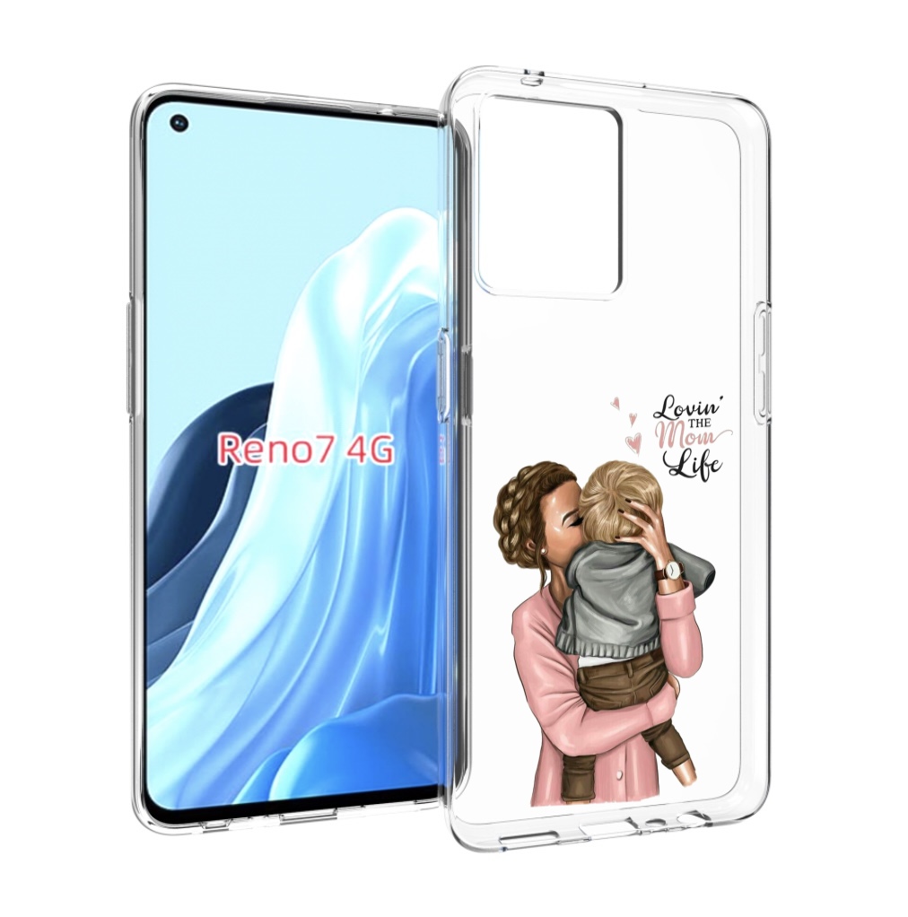 

Чехол MyPads Любовь-мамы детский для OPPO RENO 7 4G, Прозрачный, Tocco