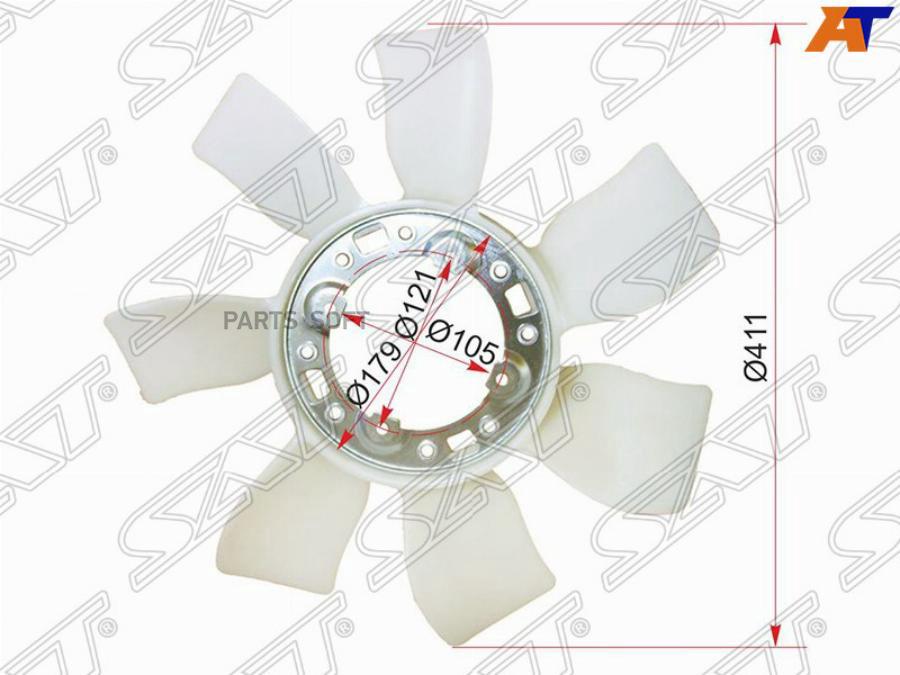 

Крыльчатка Вентилятора Toyota 1g-Fe Sat арт. ST-16361-70040