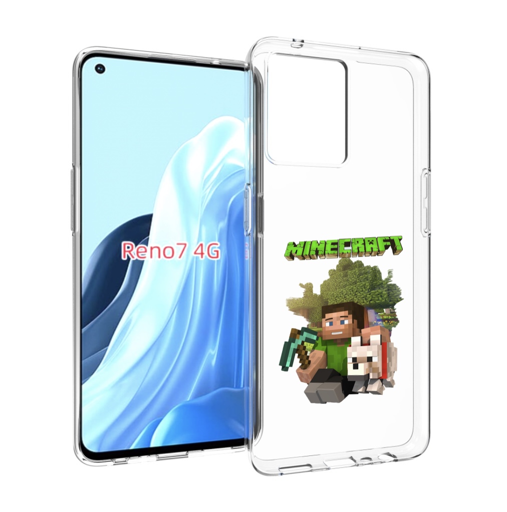 

Чехол MyPads Майнкрафт детский для OPPO RENO 7 4G, Прозрачный, Tocco