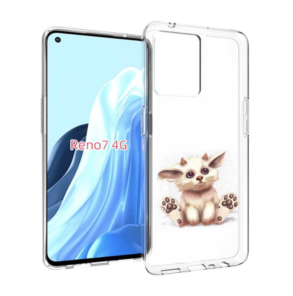 

Чехол MyPads Маленькое чудо детский для OPPO RENO 7 4G, Прозрачный, Tocco