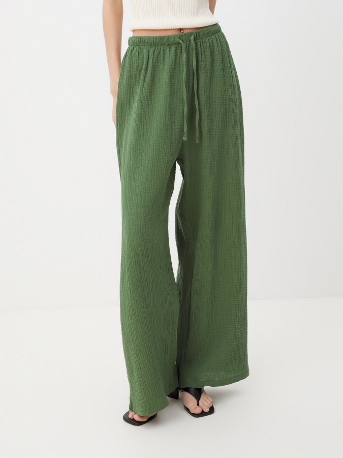 

Брюки женские Maison David BLN920 зеленые XL, Зеленый, BLN920