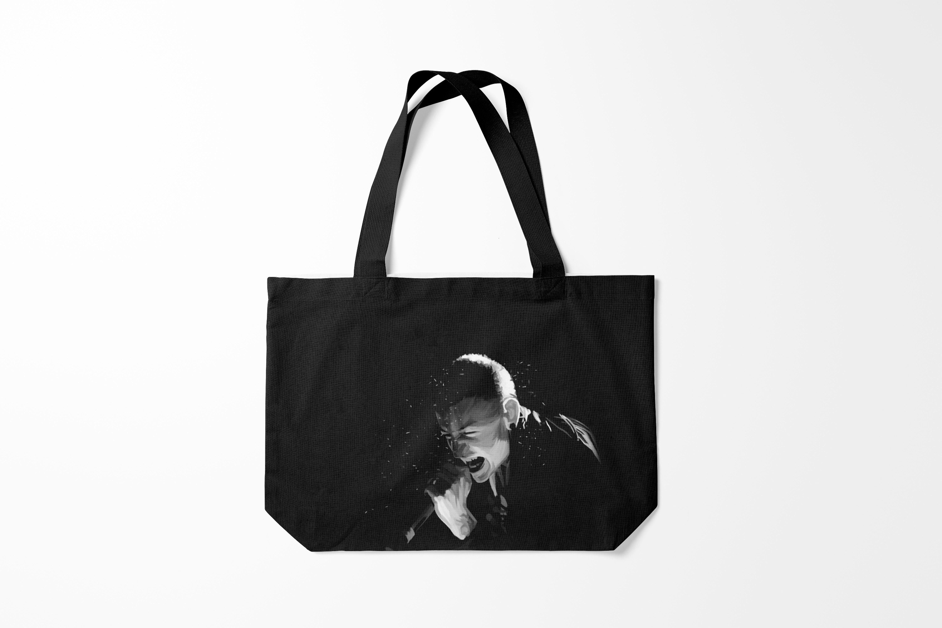 

Сумка шoппер унисекс Burnettie Linkin Park, черный, Linkin Park