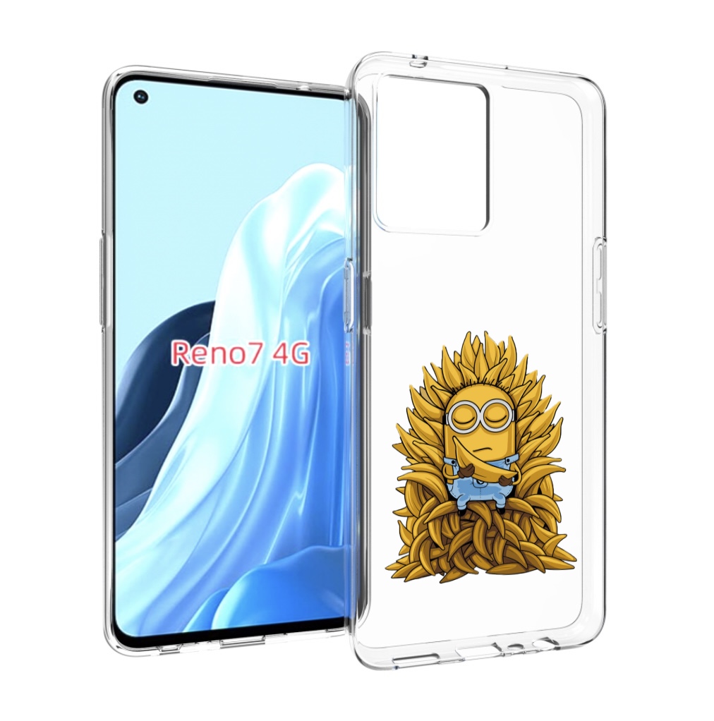 

Чехол MyPads Миньон с бананами для OPPO RENO 7 4G, Прозрачный, Tocco