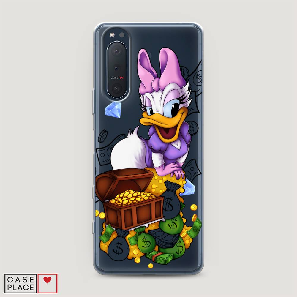 

Чехол на Sony Xperia 5 II "Rich Daisy Duck", Коричневый;белый;фиолетовый, 54750-6
