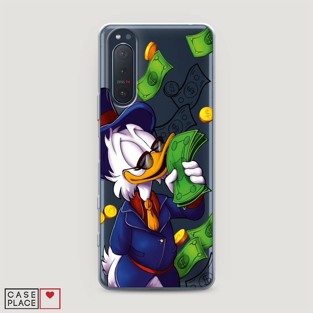 

Чехол на Sony Xperia 5 II "Scrooge McDuck with Money", Синий;зеленый;белый, 54750-6