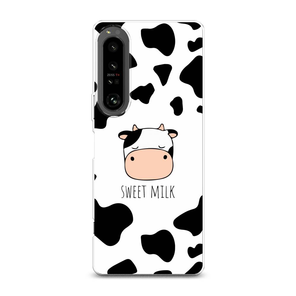 

Чехол на Sony Xperia 1 IV "Sweet milk", Розовый;белый;черный, 55150-1