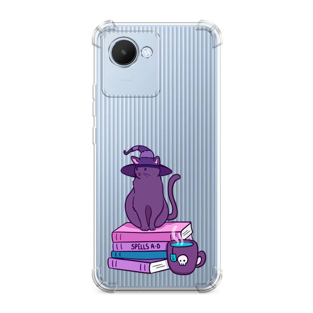 

Чехол Awog на Realme C30 / Реалми C30 "Magic Cat", Розовый