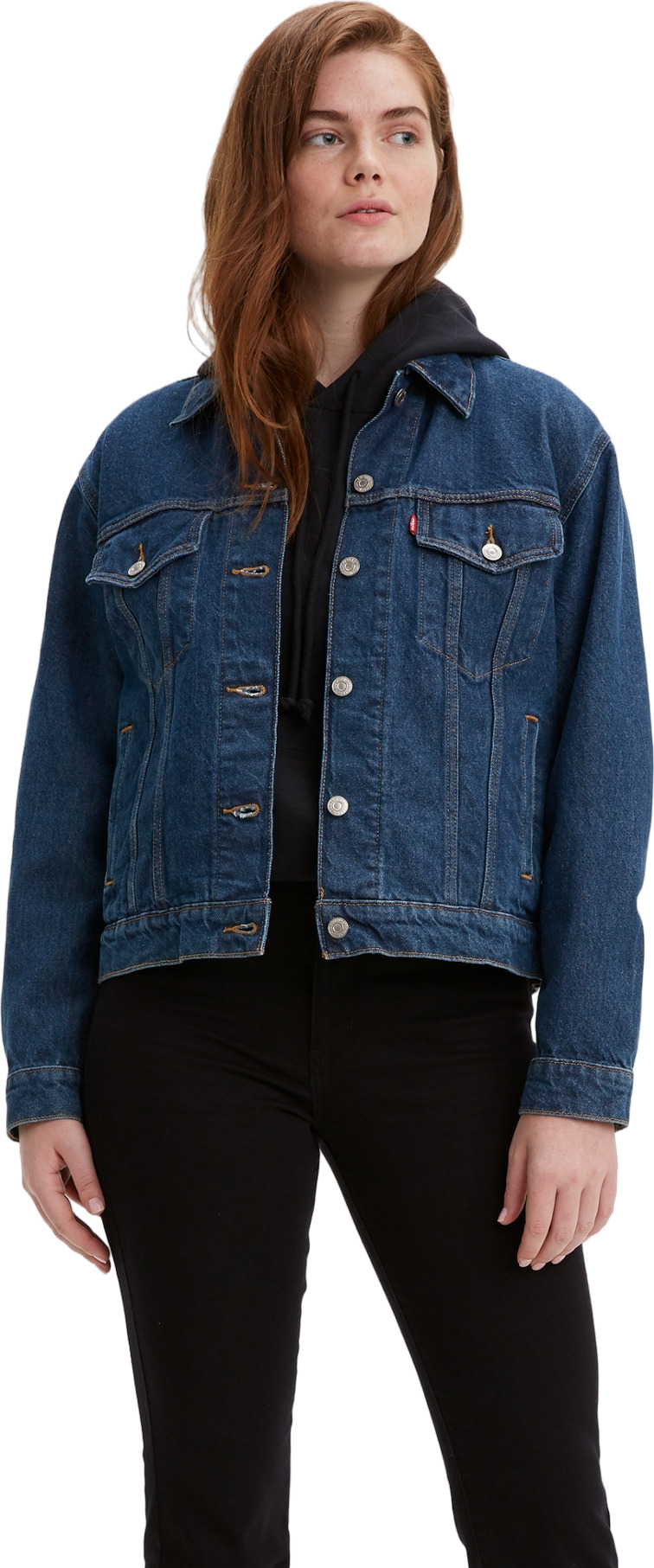 Джинсовая куртка женская Levi's 29944 синяя XL