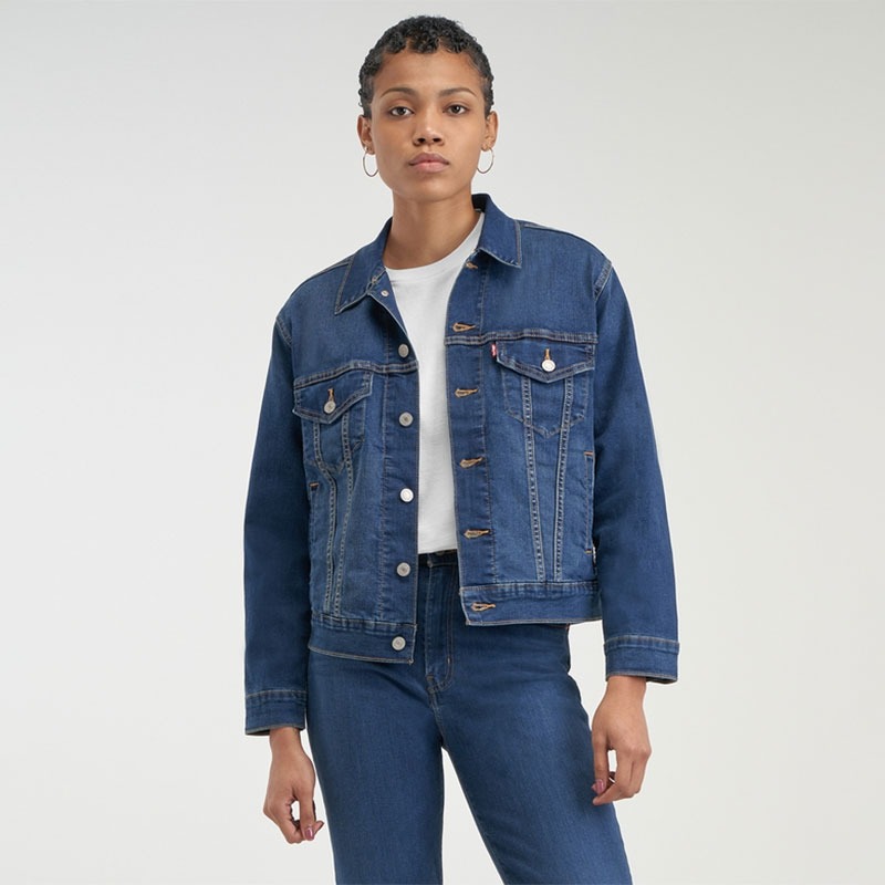 Джинсовая куртка женская Levi's 29944 синяя XXS