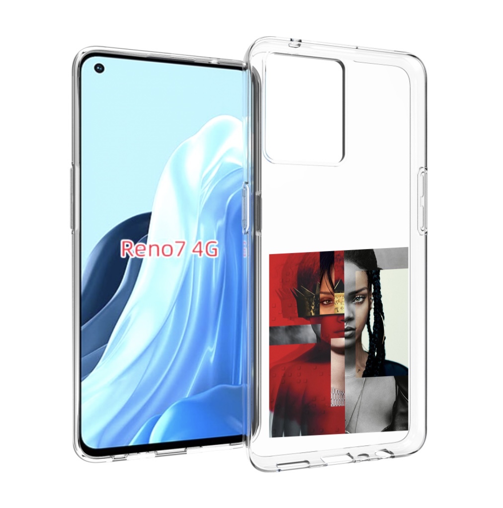 Чехол MyPads Обложка-Рианна для OPPO RENO 7 4G