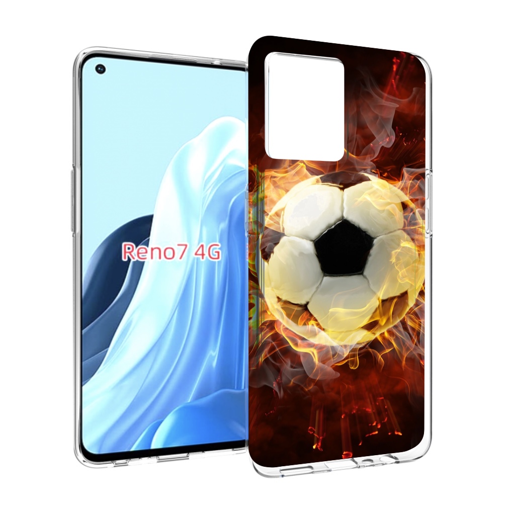 

Чехол MyPads Огненный-мяч для OPPO RENO 7 4G, Прозрачный, Tocco