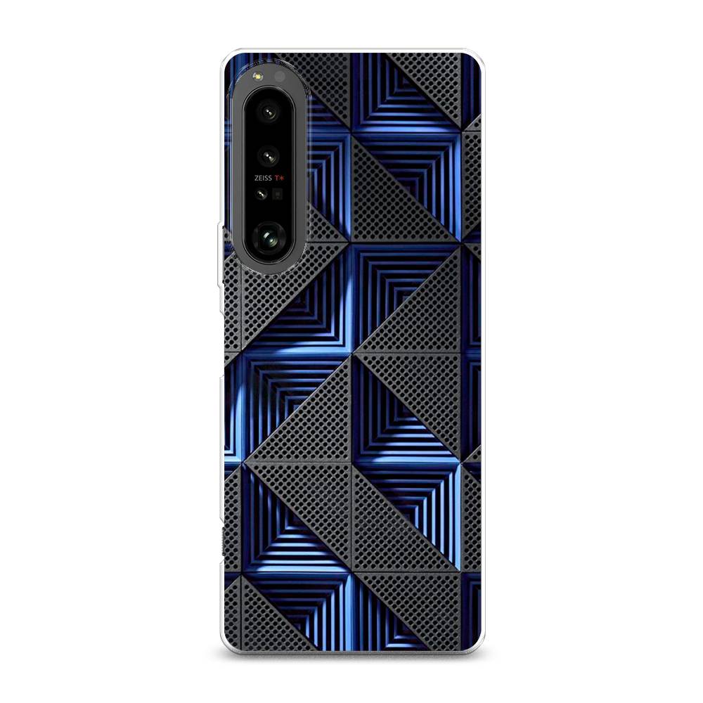 

Чехол на Sony Xperia 1 IV "IBM", Серый;синий, 55150-3