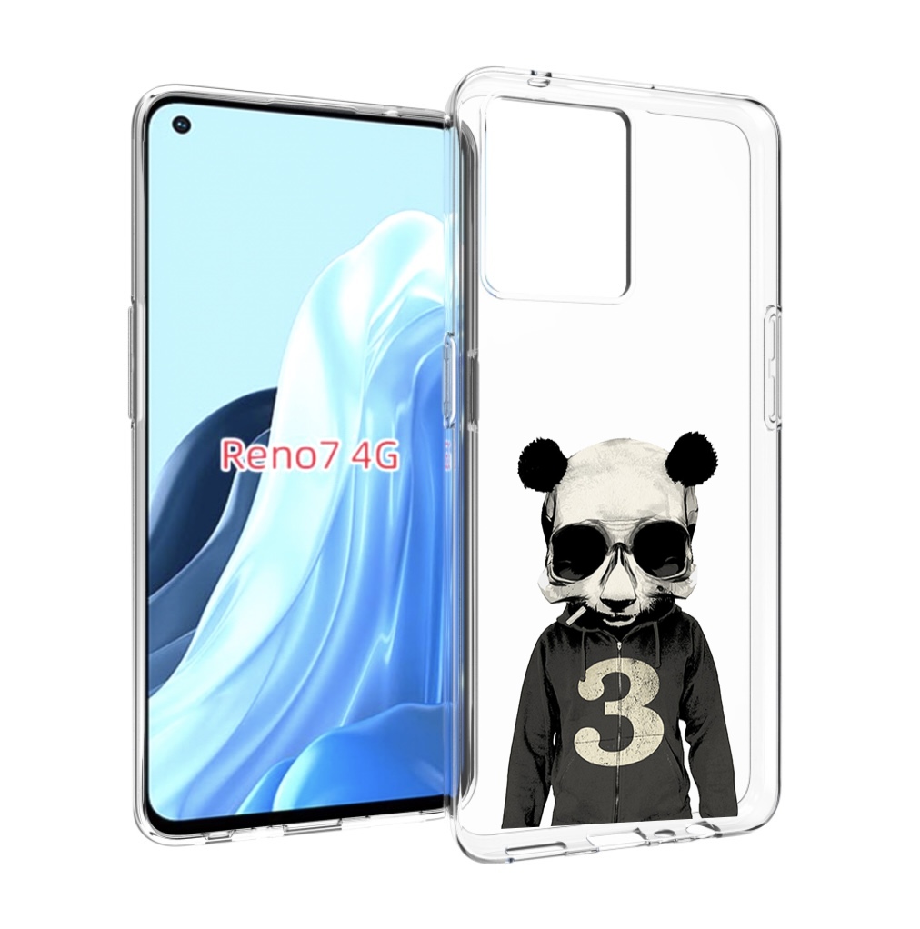 

Чехол MyPads Панда-в-костюме для OPPO RENO 7 4G, Прозрачный, Tocco