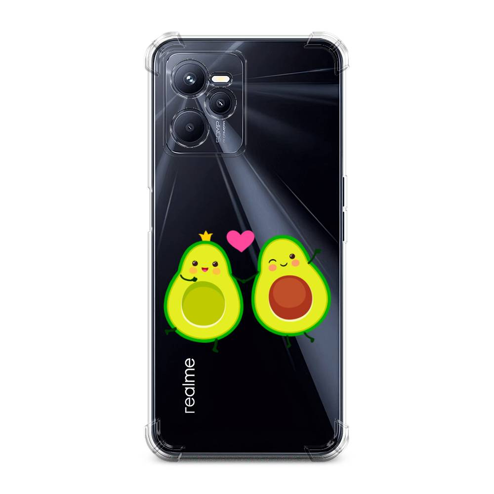 

Чехол Awog на Realme C35 / Реалми C35 "Авокадо любят", Зеленый;коричневый;розовый
