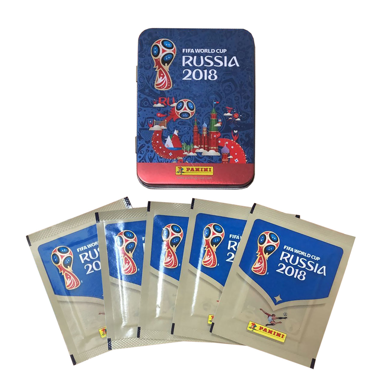 

Наклейки Panini Чемпионат мира по футболу FIFA 2018, коробочка, 25 наклеек, FIFA 2018