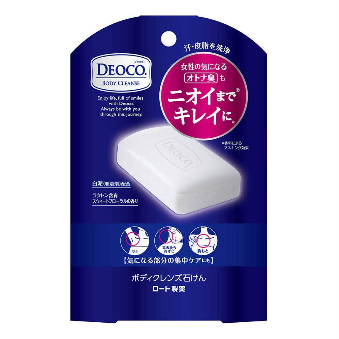 Мыло ROHTO Deoco Body Cleanse Soap против возрастного запаха