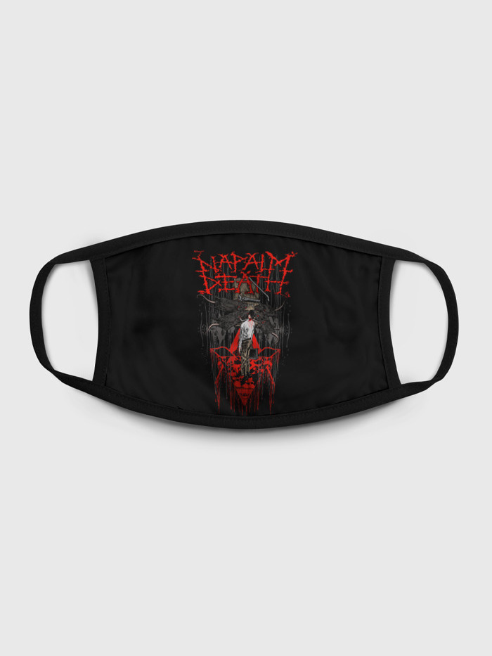 

Многоразовая маска унисекс Burnettie Napalm Death, Разноцветный, Napalm Death