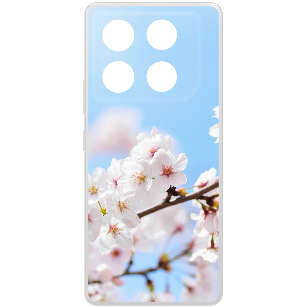 

Чехол-накладка Krutoff Clear Case Цветение для INFINIX GT 20 Pro, Прозрачный