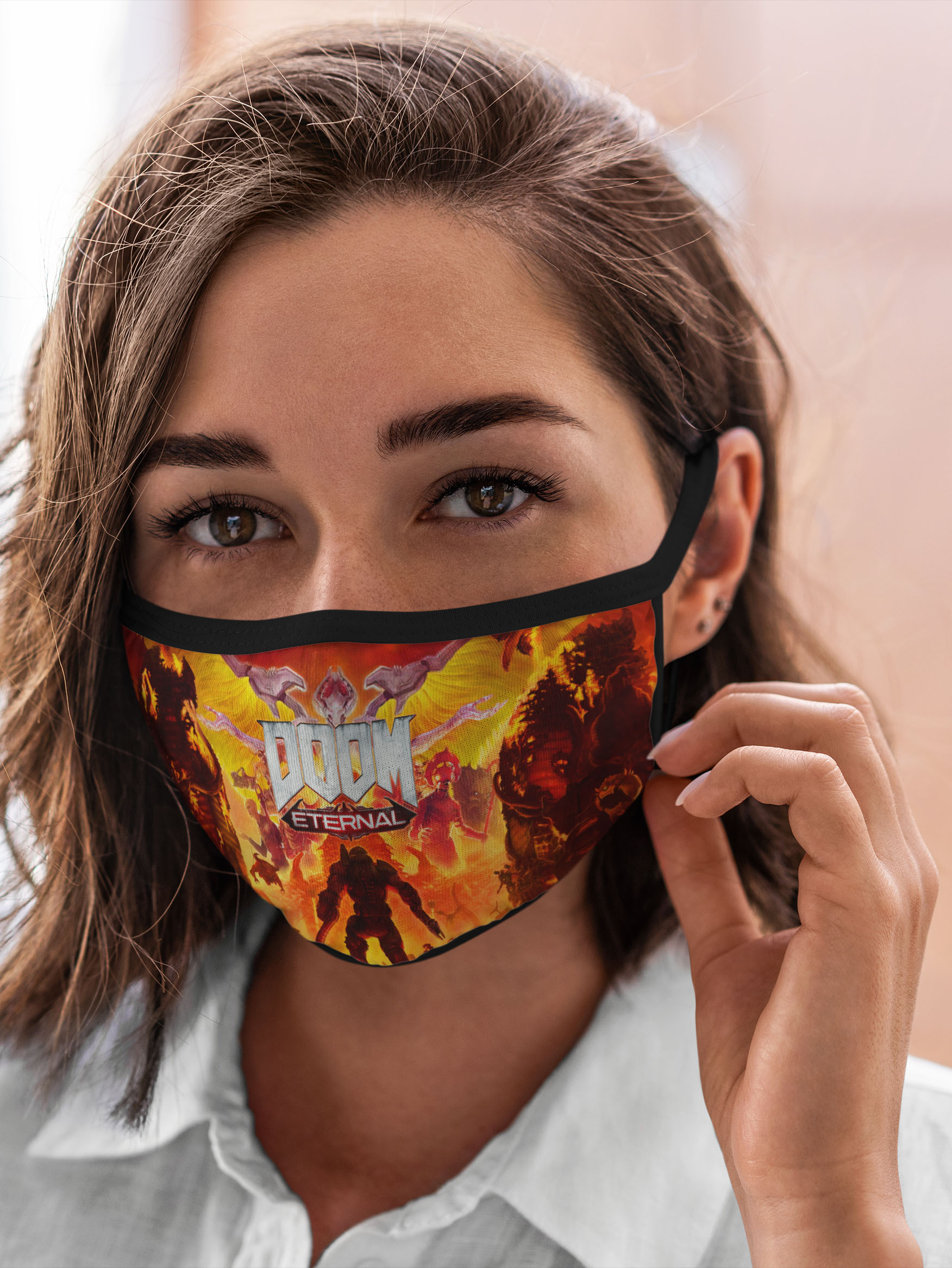 

Многоразовая маска унисекс Burnettie Doom Eternal., Разноцветный, Doom Eternal.