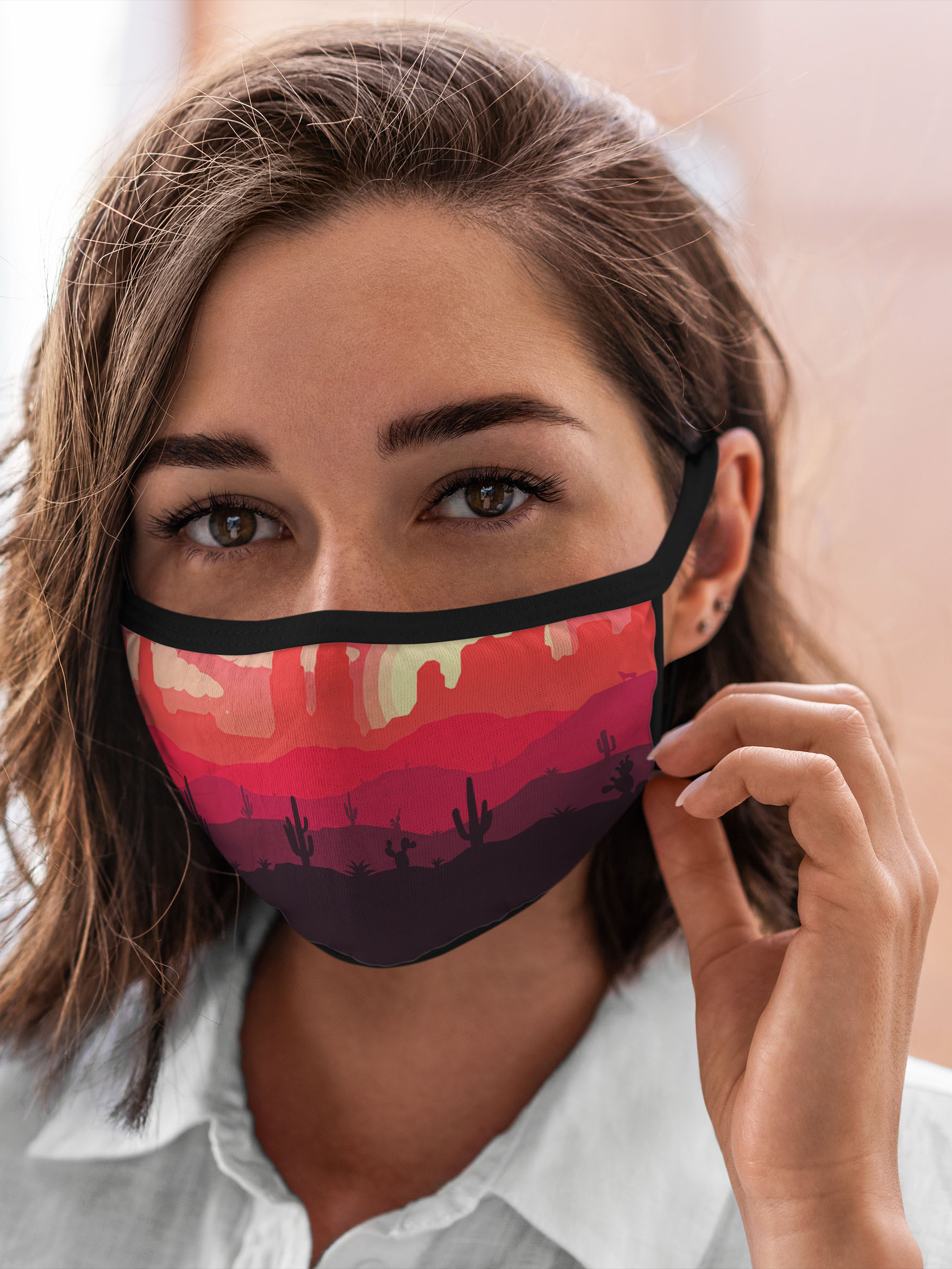 

Многоразовая маска унисекс Burnettie Природа Пустыня, Разноцветный, Природа Пустыня