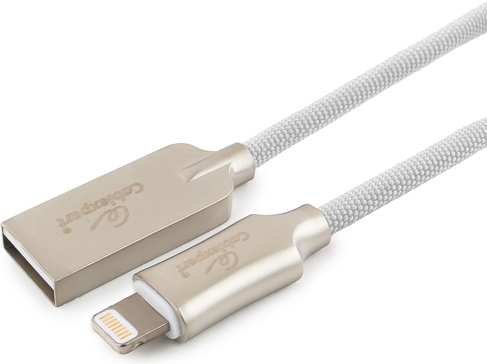 Кабель Cablexpert Platinum USB - Lightning, 2.1 А, 1.8 м, белый