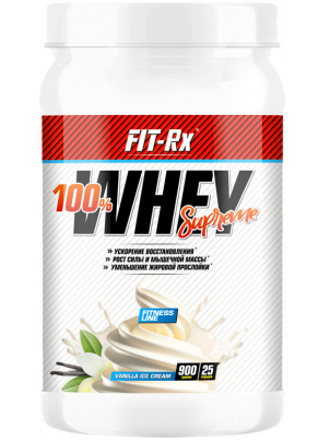 

FIT-Rx 100% Whey Supreme 900g (900 г), Ванильное мороженое, 100% Whey Supreme 900g