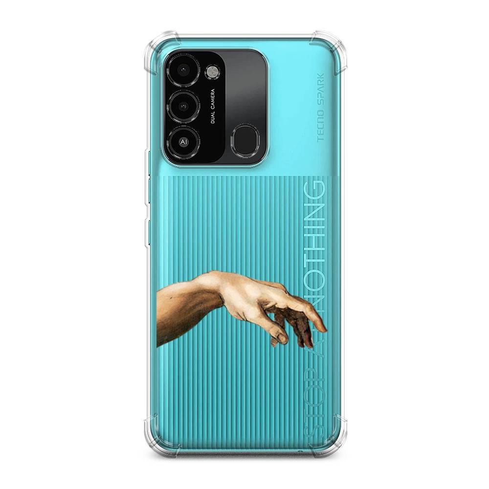 

Чехол Awog на Tecno Spark 8C / Техно Спарк 8C "Creazione di Adamo 1", Бежевый