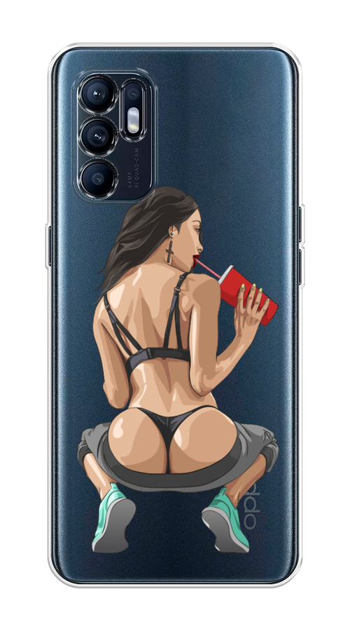 

Чехол на Oppo Reno 6 4G "Сочные булочки", Бежевый;красный;черный, 257850-6