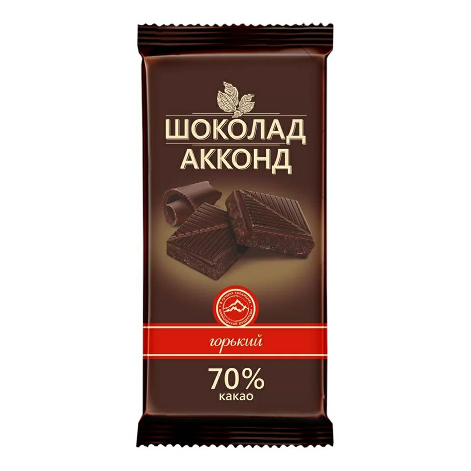 

Шоколад Акконд Горький 90 г