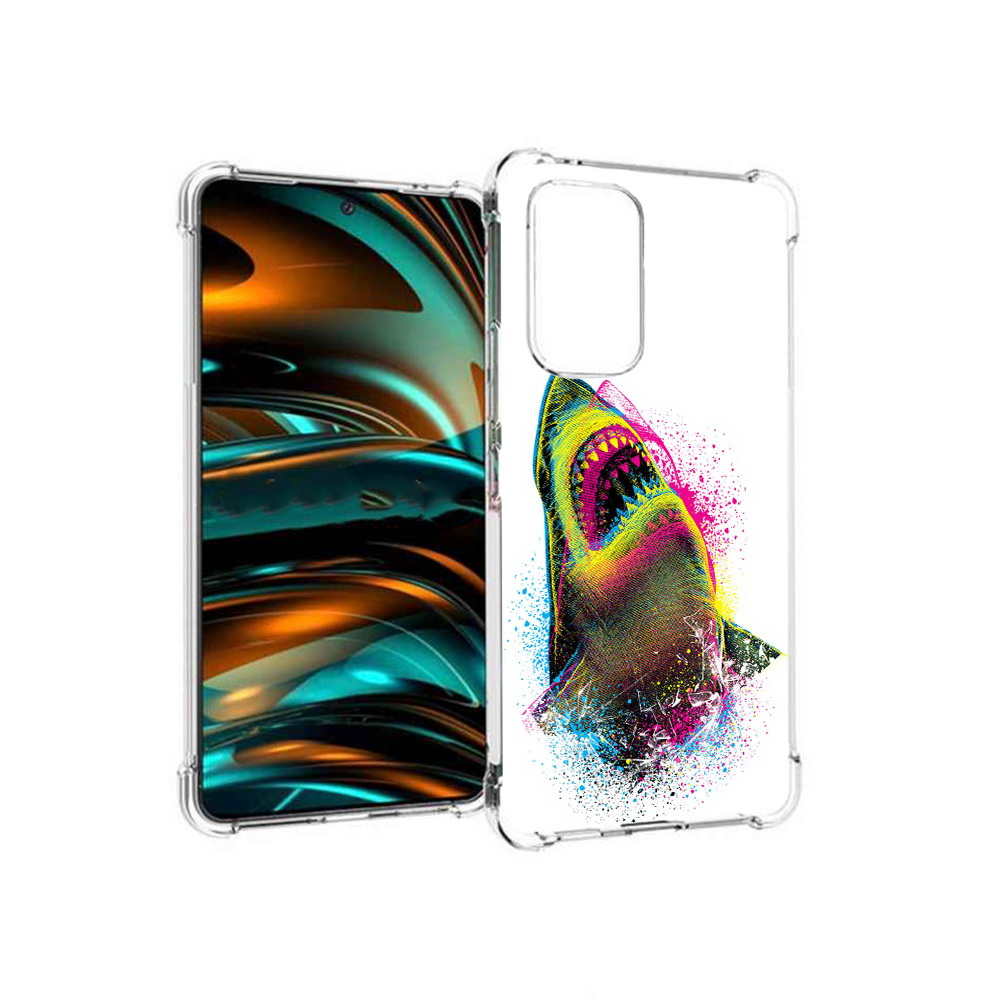 

Чехол MyPads Tocco для Samsung Galaxy A53 5G челюсти-2 (PT226911.521.674), Прозрачный, Tocco