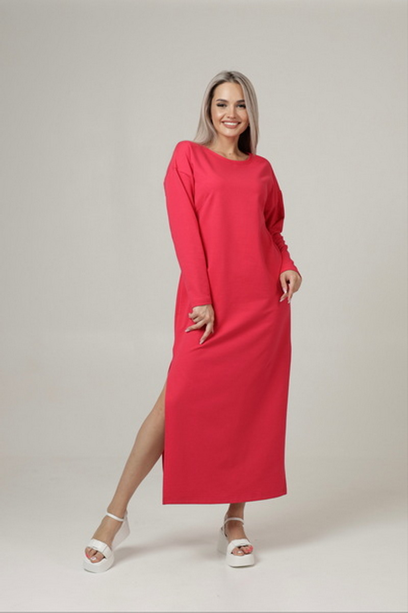 Платье женское Elenatex П-169 розовое 52 RU