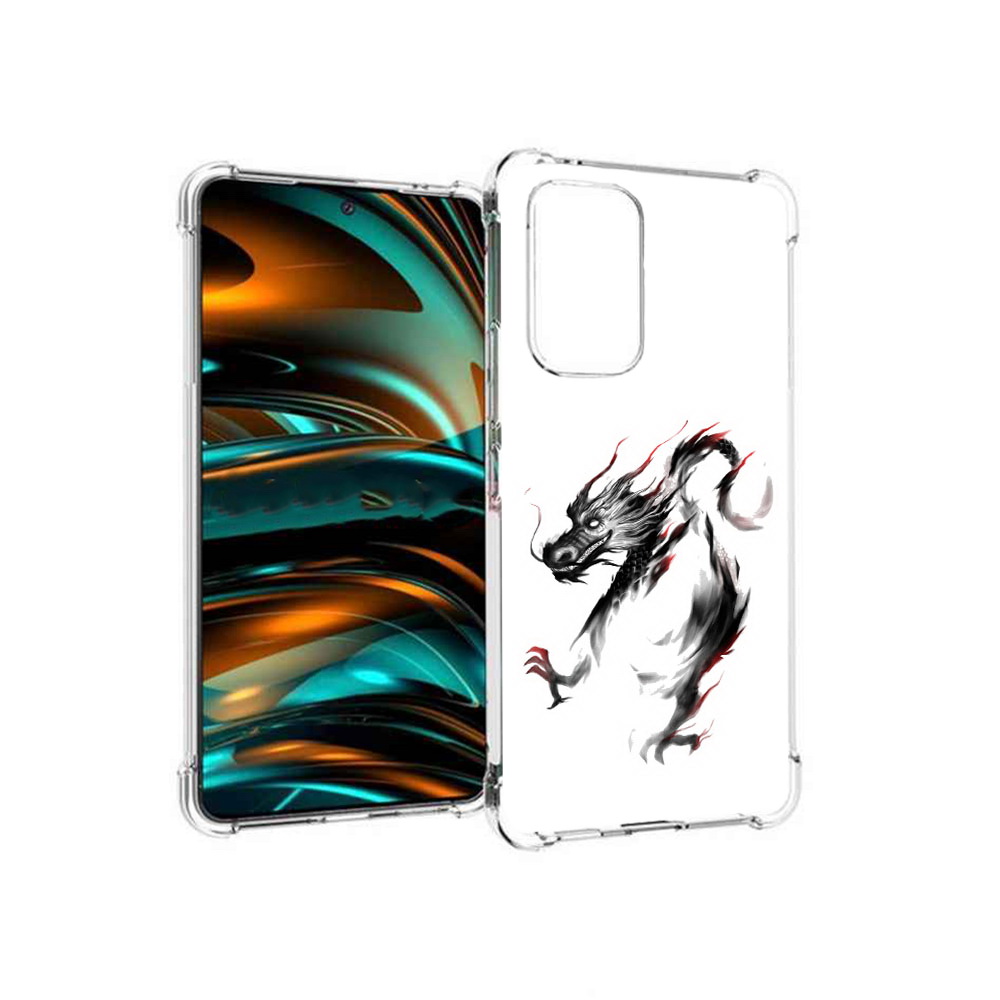 

Чехол MyPads Tocco для Samsung Galaxy A53 5G черный дракон (PT226911.521.690), Прозрачный, Tocco