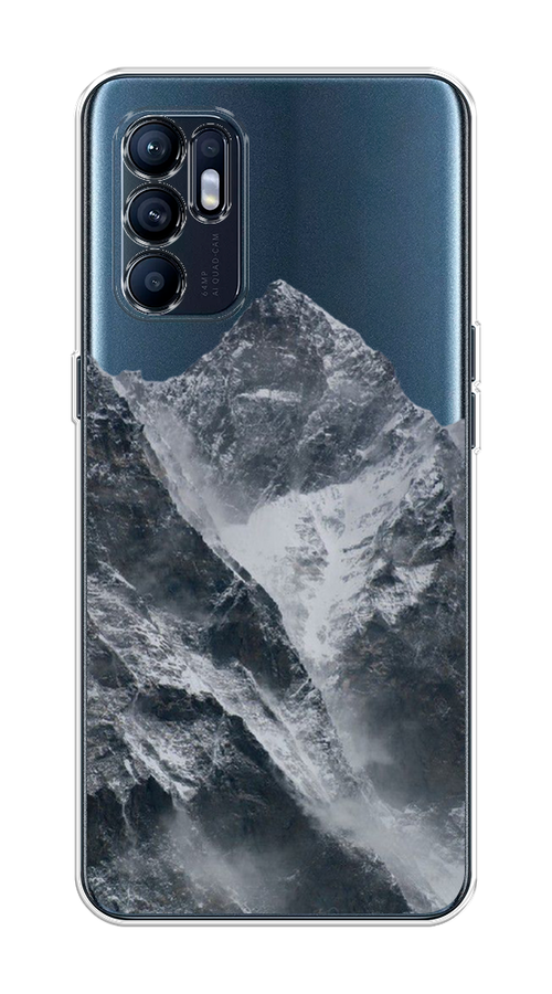 

Чехол на Oppo Reno 6 4G "Горы арт 4", Серый;бежевый, 257850-2