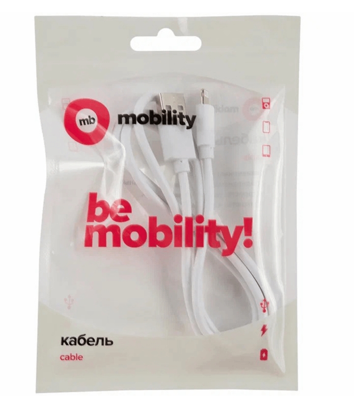 фото Кабель mb mobility usb - lightning 3а white