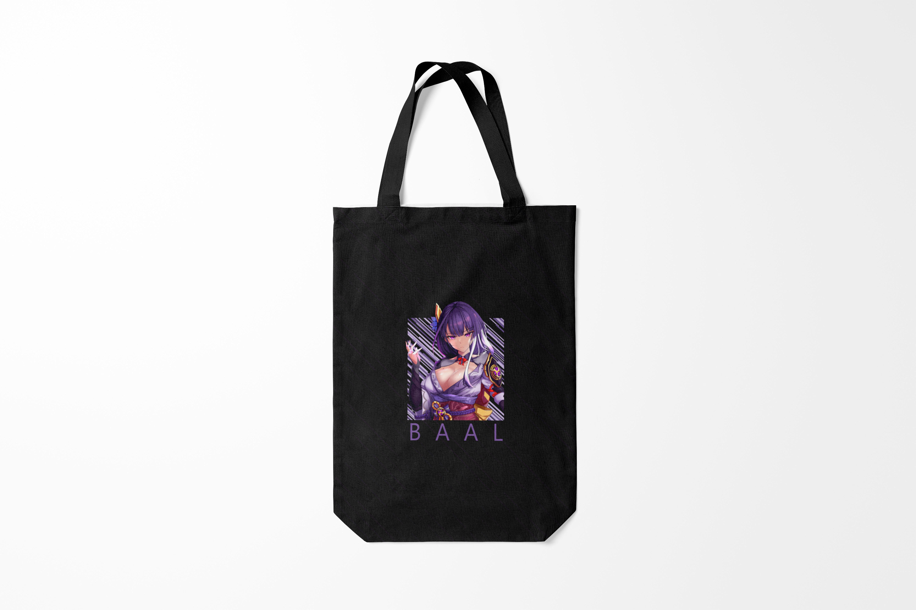 

Сумка шoппер унисекс Burnettie Genshin Impact Баал Сегун Райден,, Genshin Impact Баал Сегун Райден