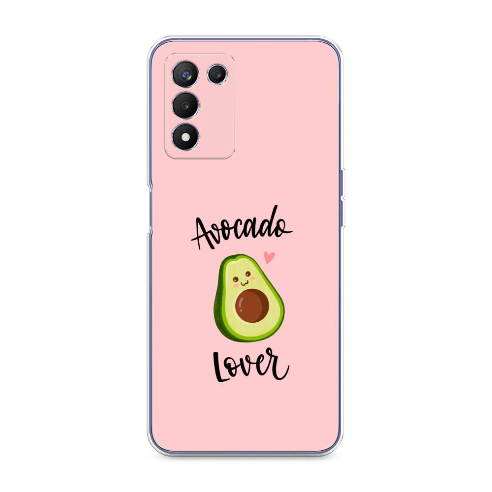 

Чехол на Realme Q3s "Avocado lover", Розовый;зеленый, 257950-6