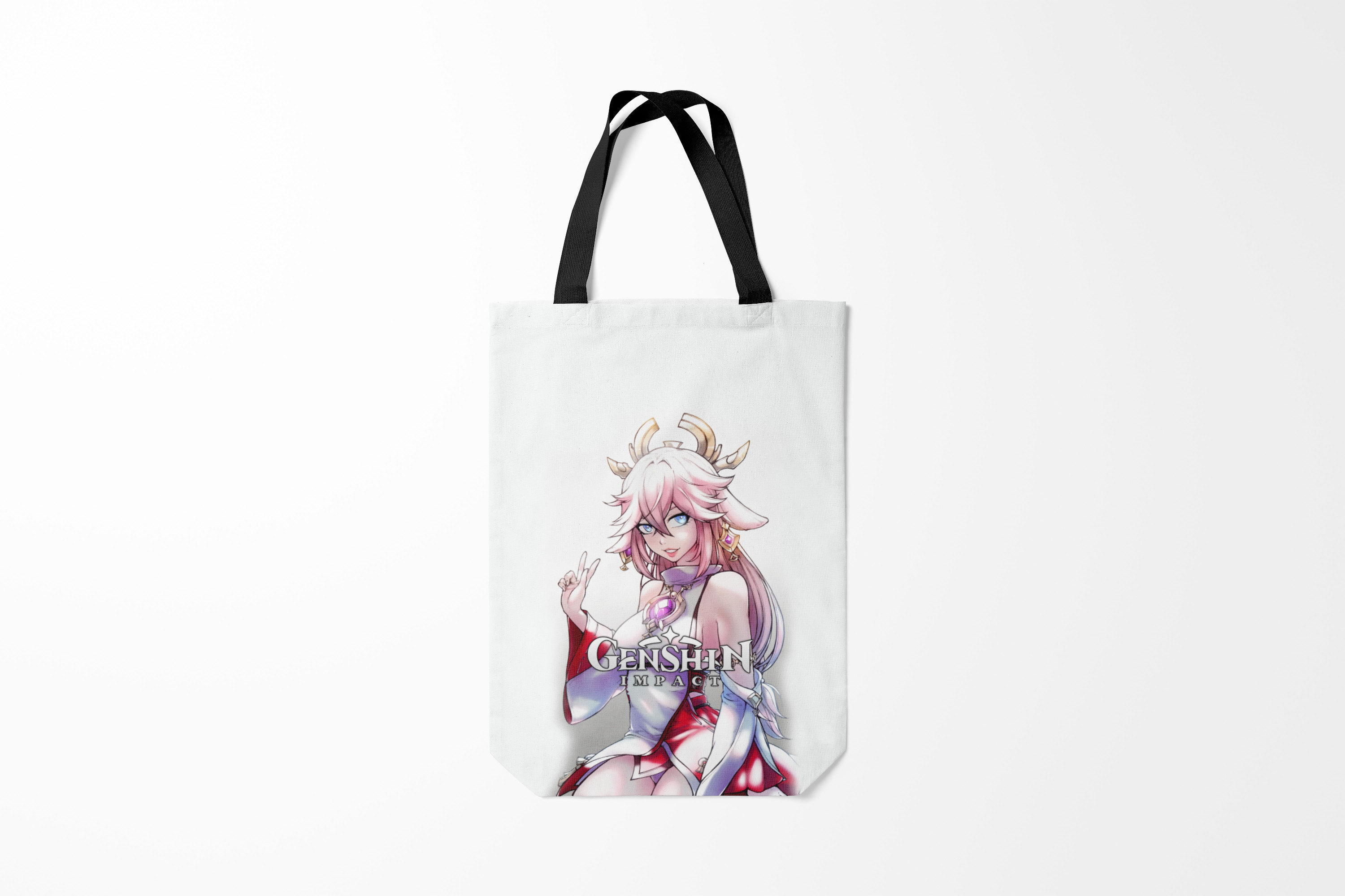 

Сумка шoппер унисекс Burnettie Genshin Impact Yae Guuji,, Genshin Impact Yae Guuji