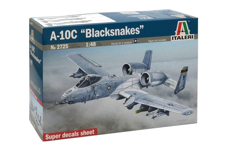 

Сборная модель Italeri 1/48 Штурмовик A - 10C ''Blacksnackes'' 2725