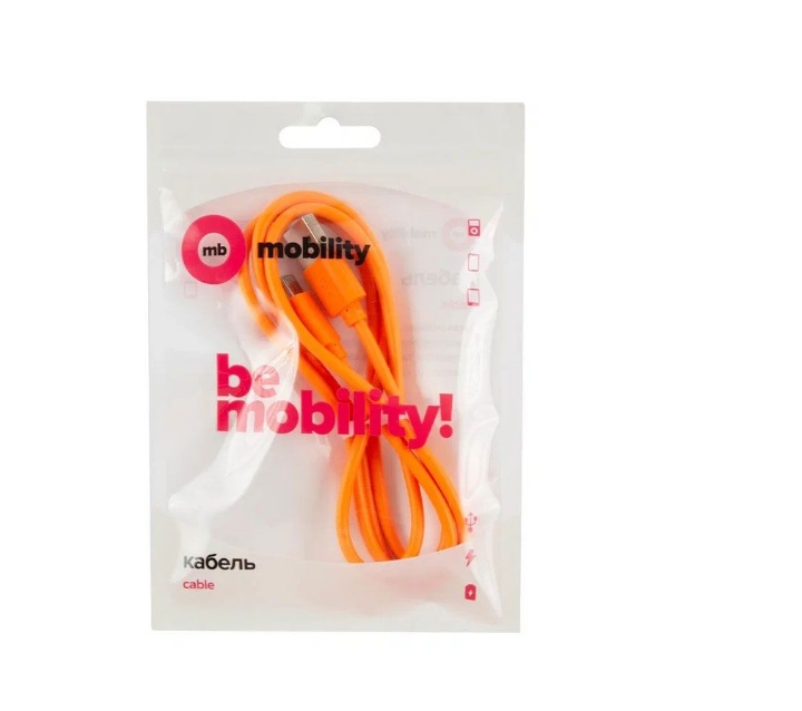 фото Кабель mb mobility usb – type-c 3а orange