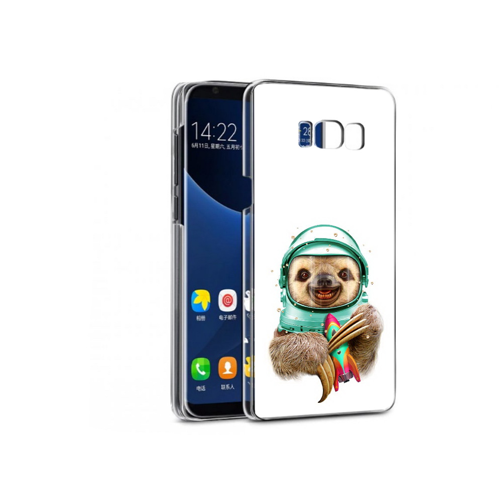 

Чехол MyPads Tocco для Samsung Galaxy S7 Ленивец астронавт (PT40116.513.104), Прозрачный, Tocco
