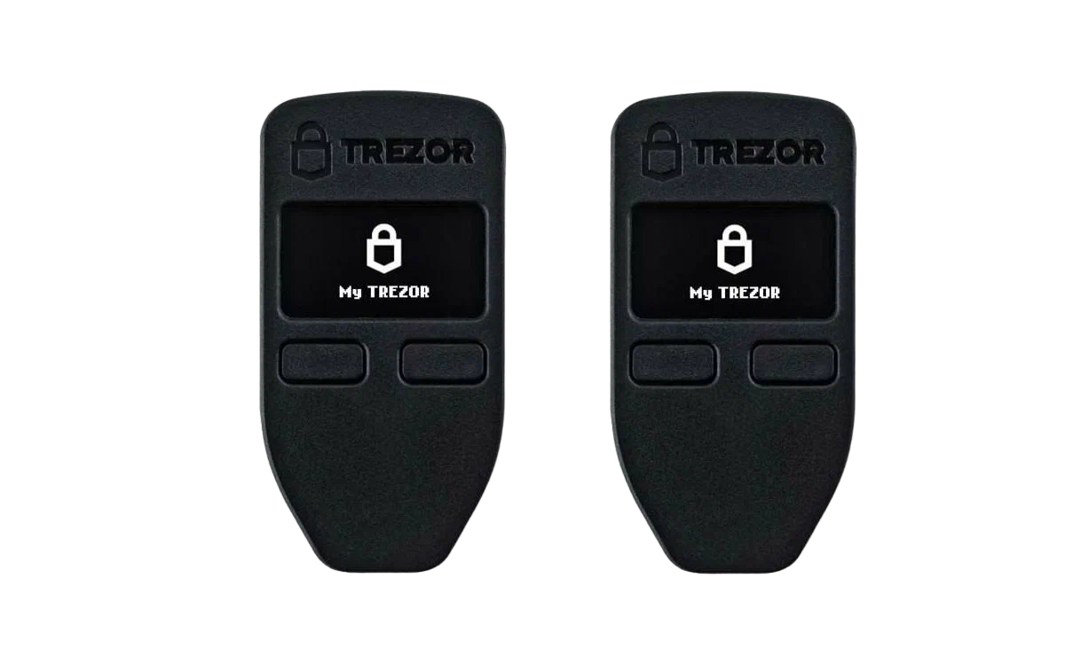 

Аппаратный криптокошелек Trezor One Black 2шт, One Black 2шт