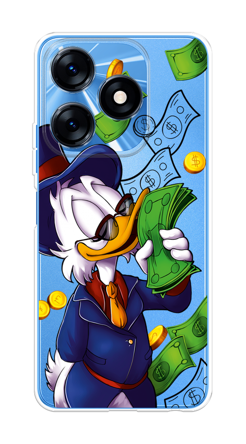 

Чехол на Tecno Spark 10/10C "Scrooge McDuck with Money", Синий;зеленый;белый, 303550-6