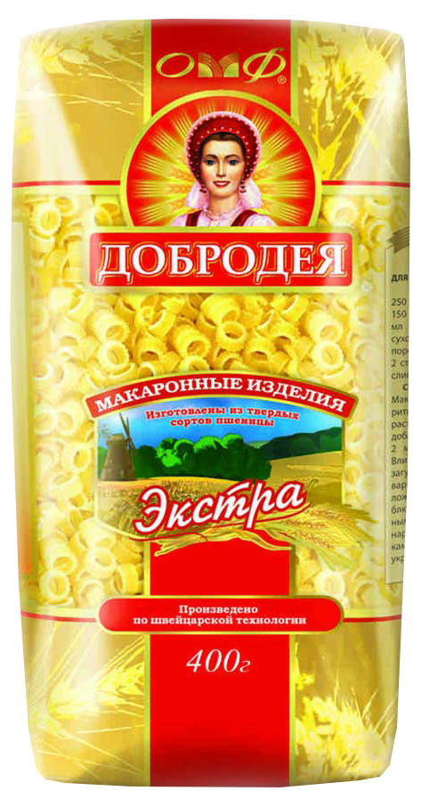

Макаронные изделия Добродея Колечки 400 г